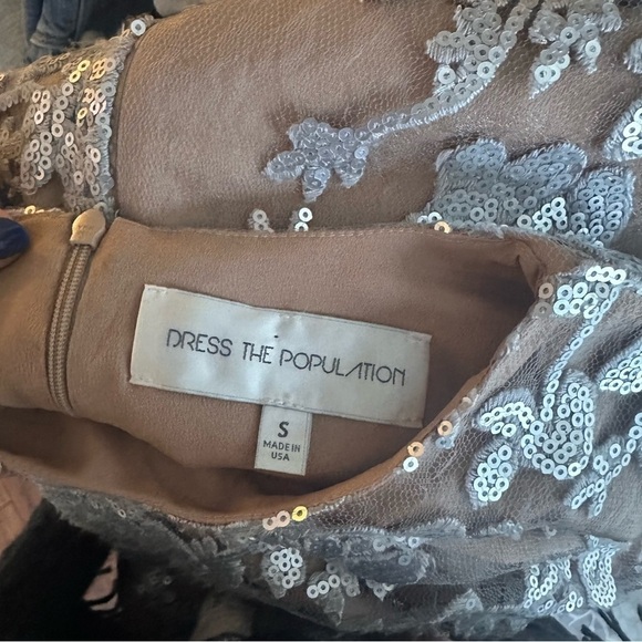 Dress the Population Grace Lace Sequin Mini Dress - Picture 10 of 10